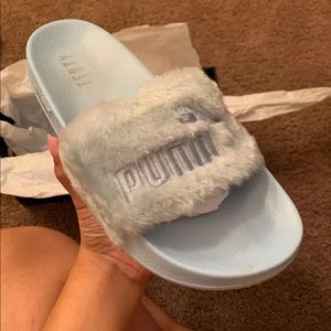 Fenty Fur Slides